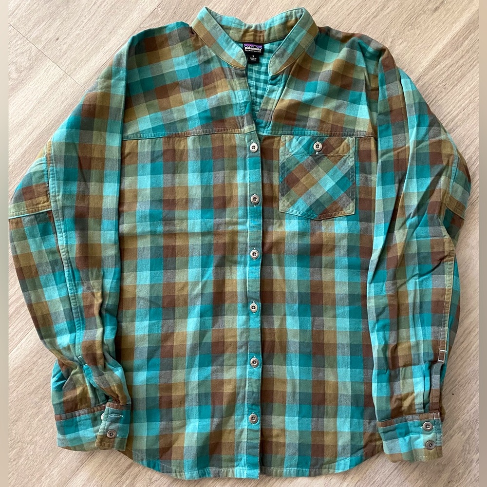 Patagonia Double Weave Woven L/S Shirt Women’s Size 2